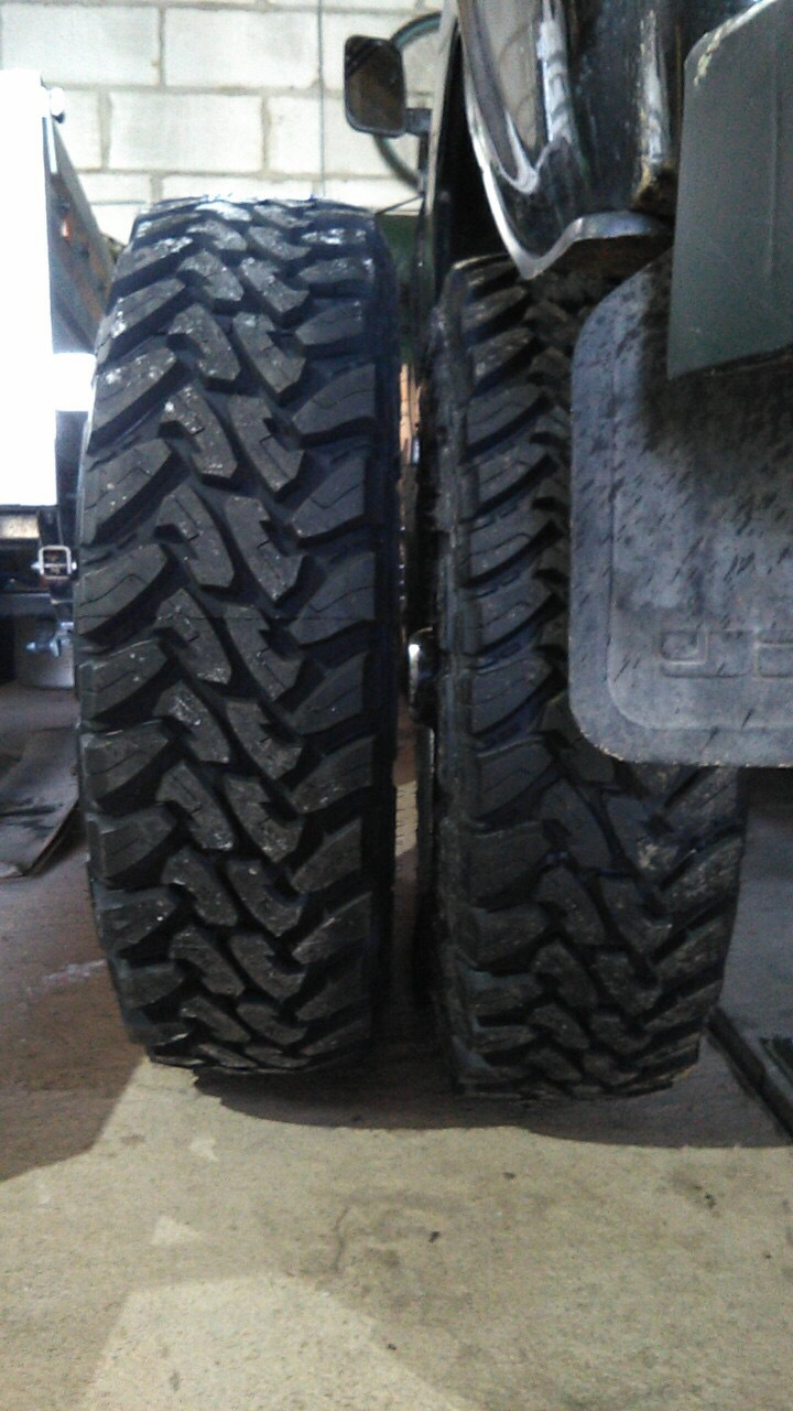 Тойо опен кантри мт 255/85/16 VS 235/85/16. — УАЗ 315195 Hunter, 2,7 л ...