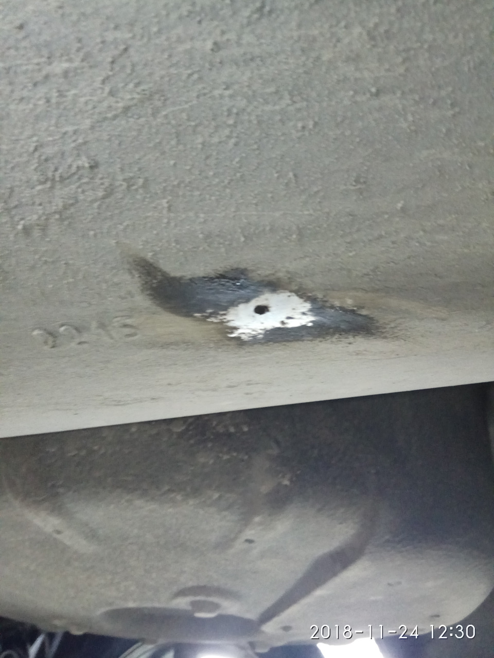 это отверстие в глушителе для выхода конденсата — Lada Kalina Cross