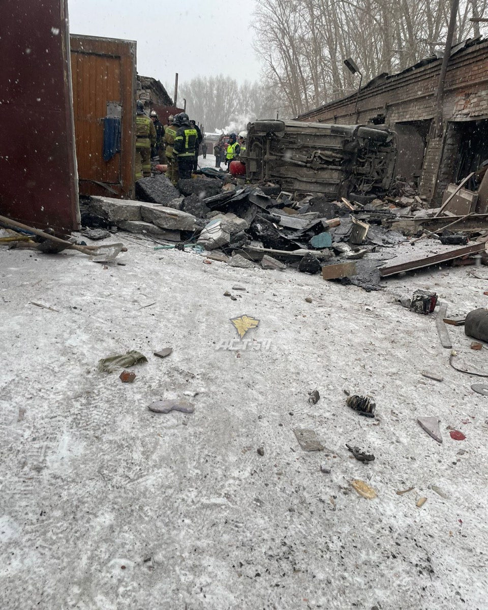 Взрыв в гаражном обществе 