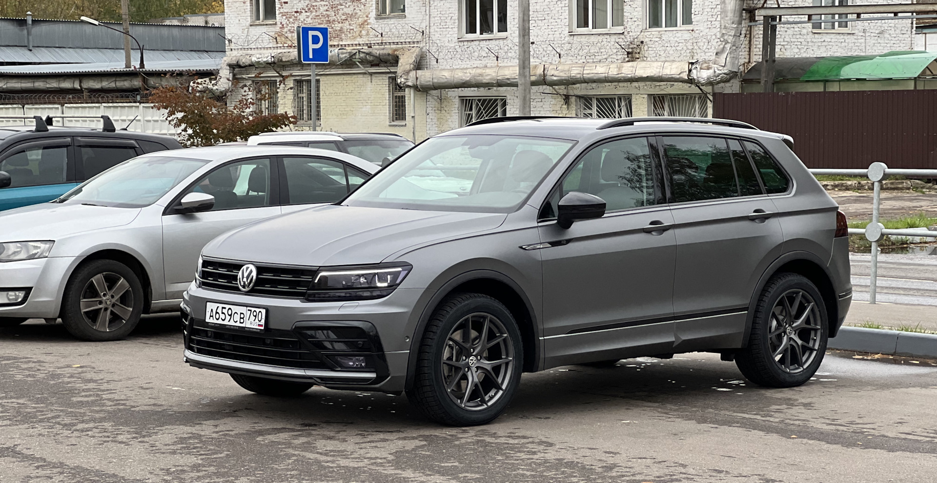 №4 Зима — HRE P101 и Toyo Observe GSi-6 — Volkswagen Tiguan (2G), 2 л ...