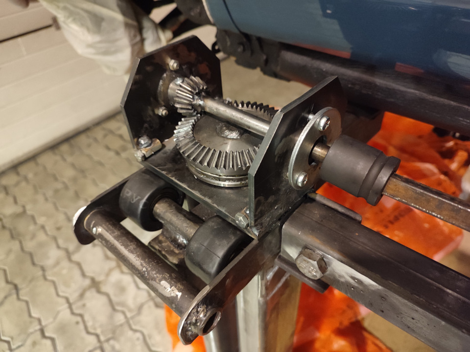 Автоподъемник в гараж (процесс изготовления) — Suzuki Hustler (2G), 0,7 ...