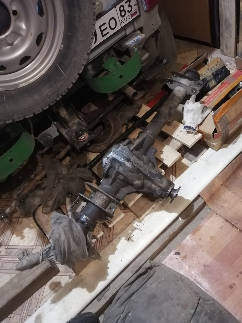 Регулировка дифференциала — УАЗ 31512, 2,7 л, 1997 года | визит на ...