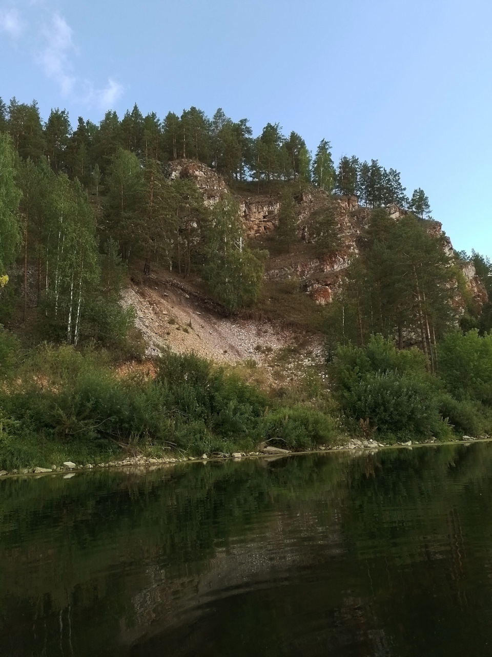 Лимоновский гребень на реке Юрюзань