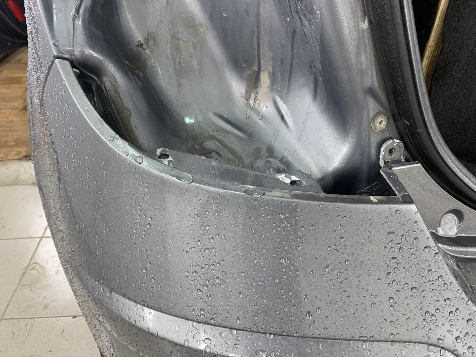 Крепление бампера, замена поводков — Hyundai i30 (1G), 1,6 л, 2011 года ...