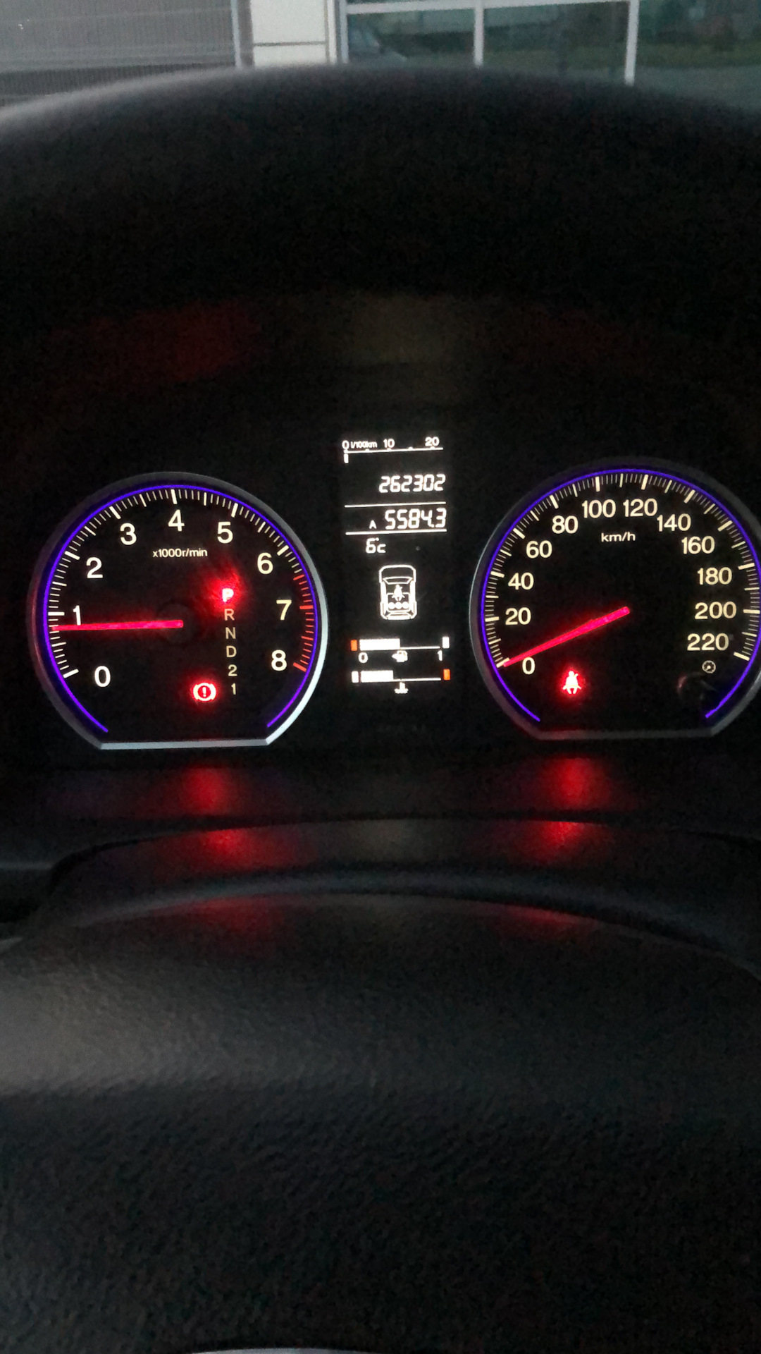 ремонт щитка приборов — Honda CR-V (RE), 2,4 л, 2008 года | визит на ...