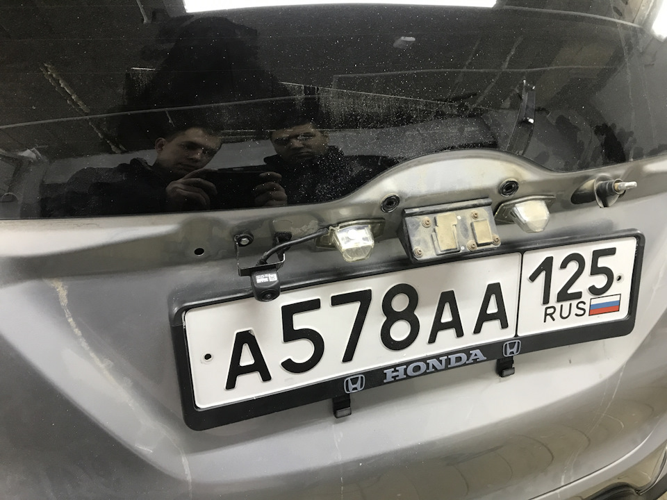 Камера заднего вида Honda - Honda Fit (3G), 1,5 л, 2013 года автозвук DRIVE2