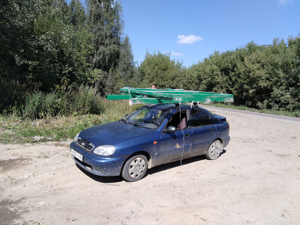 Багажник на ланос — Chevrolet Lanos, 1,5 л, 2006 года | аксессуары | DRIVE2