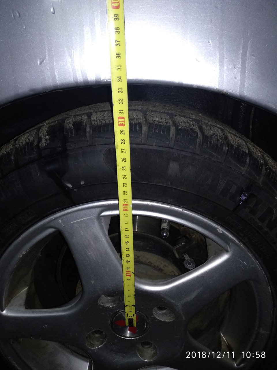 Задняя арка Ланцера до установки усиленных пружин… — Mitsubishi Pajero Sport (1G)