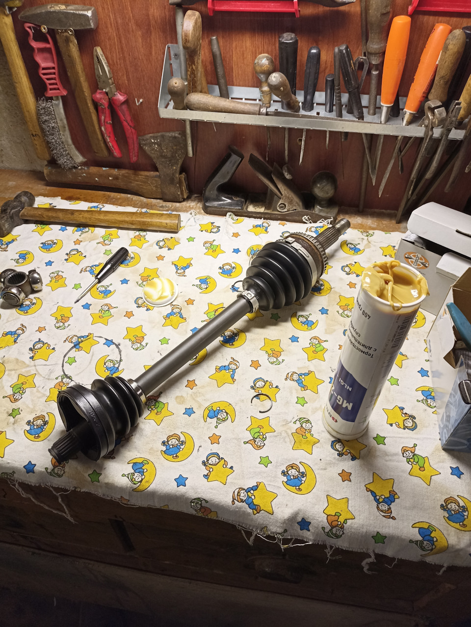 Смазка для трипоидного шруса — Toyota Avensis II