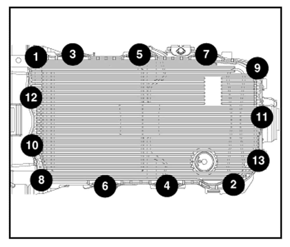 Порядок затяжки болтов поддона 6нр26 Замена масла в АКПП - BMW 3 series (F30), 3 л, 2012 года плановое ТО DRIVE2