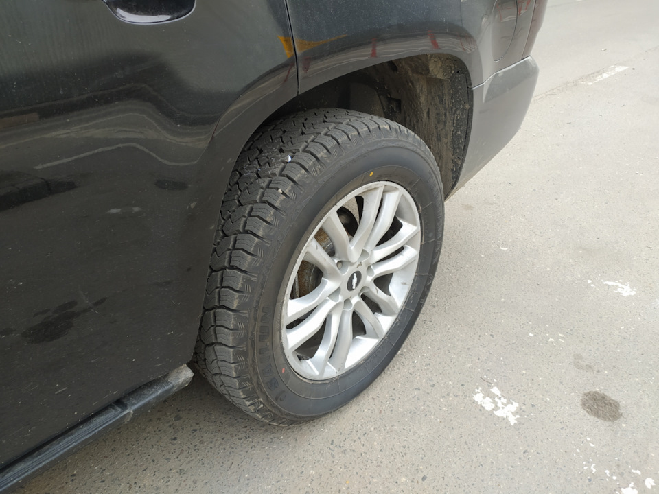 Резина Сайлун начало. — Chevrolet Tahoe (GMT900), 5,3 л, 2008 года ...
