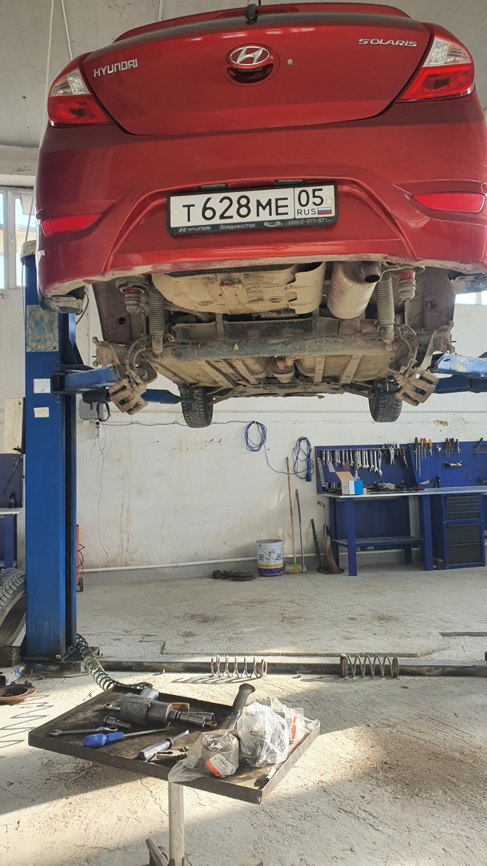 Сайлентблоки балки — Hyundai Solaris (1G), 1,4 л, 2012 года | поломка ...