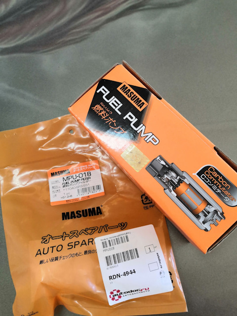 MPU103 Насос топливный Masuma 150L/h, 3kg/cm2, сетка MPU-002, carbon ...
