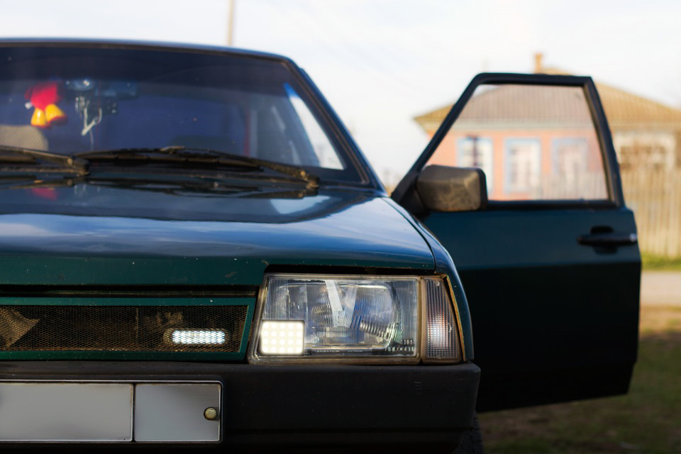 Ходовые огни на 21099 как на Гранте — Lada 21099, 1,5 л, 1996 года ...