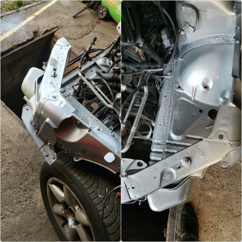 После все было замазано герметом и окрашено. — Peugeot 406 Coupe