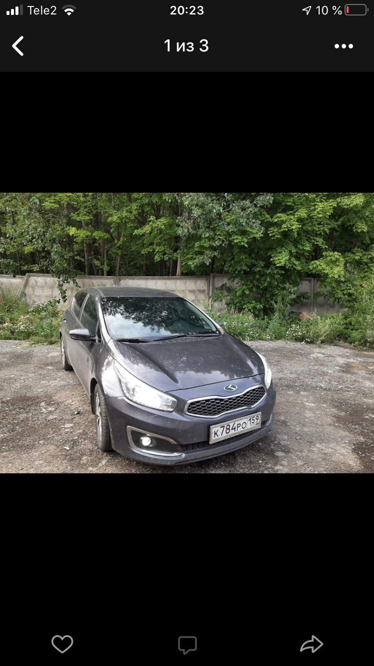 Тонировка — KIA Ceed (2G), 1,6 л, 2017 года | другое | DRIVE2