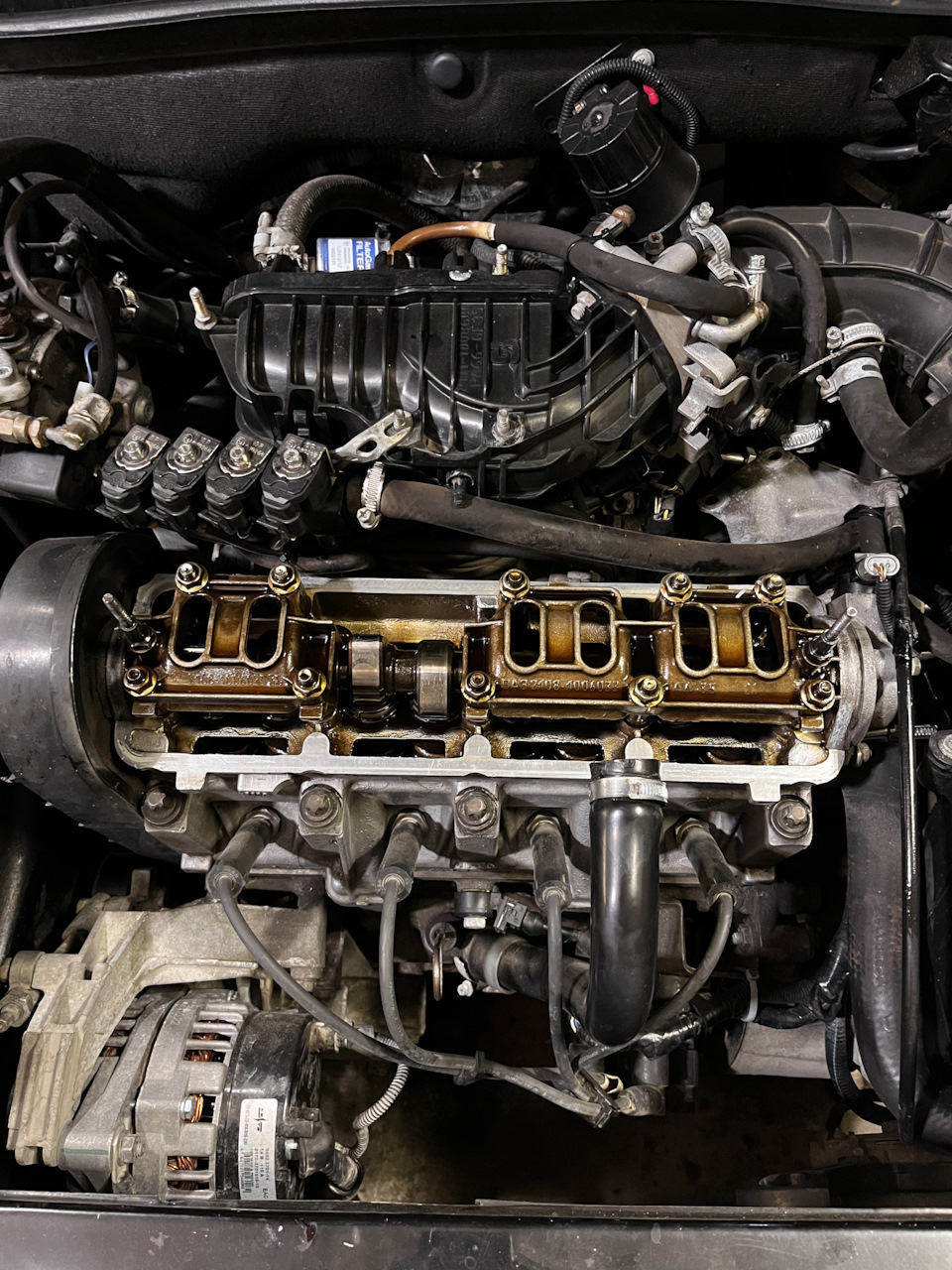 Регулировка клапанов — Lada Калина седан, 1,6 л, 2010 года | визит на ...