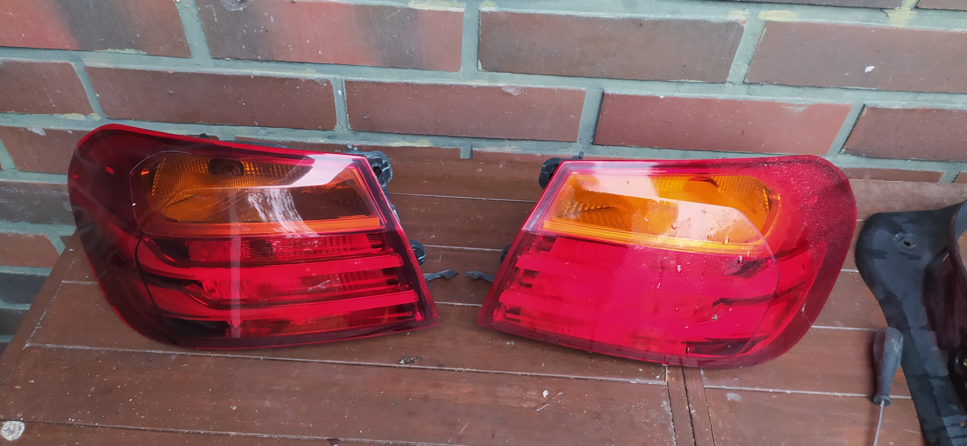 Задние фонари shadow line (дорест) — BMW 4 series Gran Coupe (F36), 2 л ...