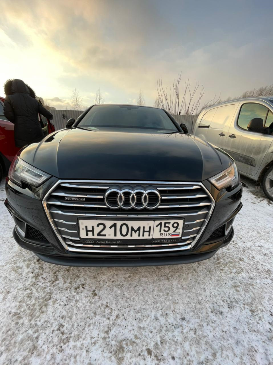 Антихром оконных рамок, тонировка, бронь фар и полировка кузова. — Audi A4  (B9), 2 л, 2018 года | стайлинг | DRIVE2