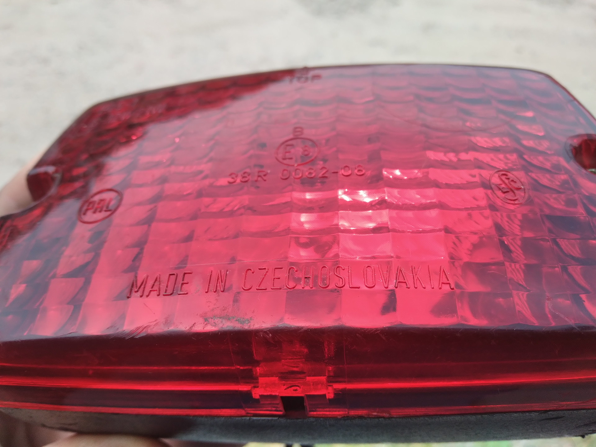 №209 "Задний противотуманный фонарь" — Москвич 2140, 1,5 л, 1982 года ...