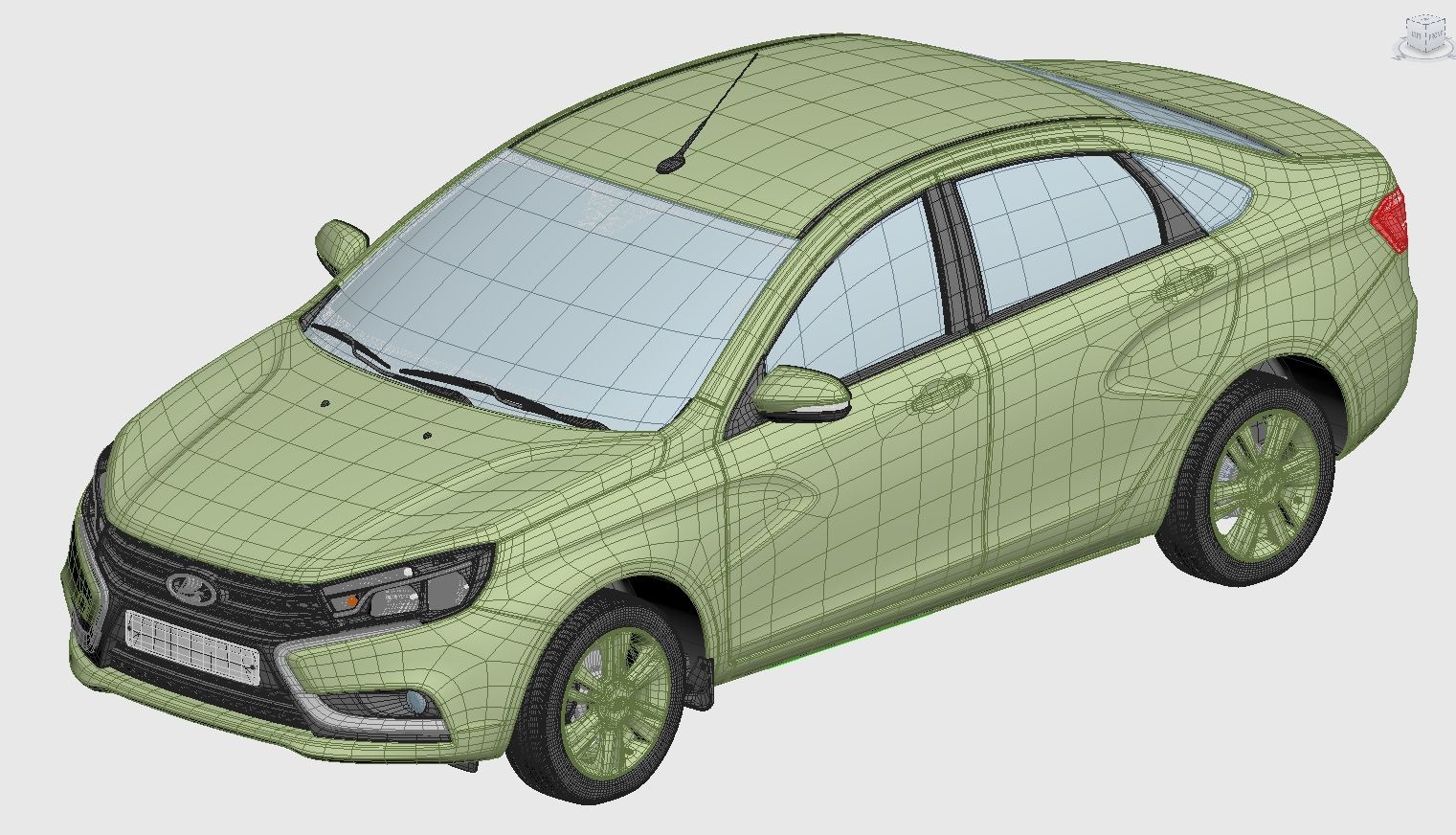 Lada Vesta 3d модель