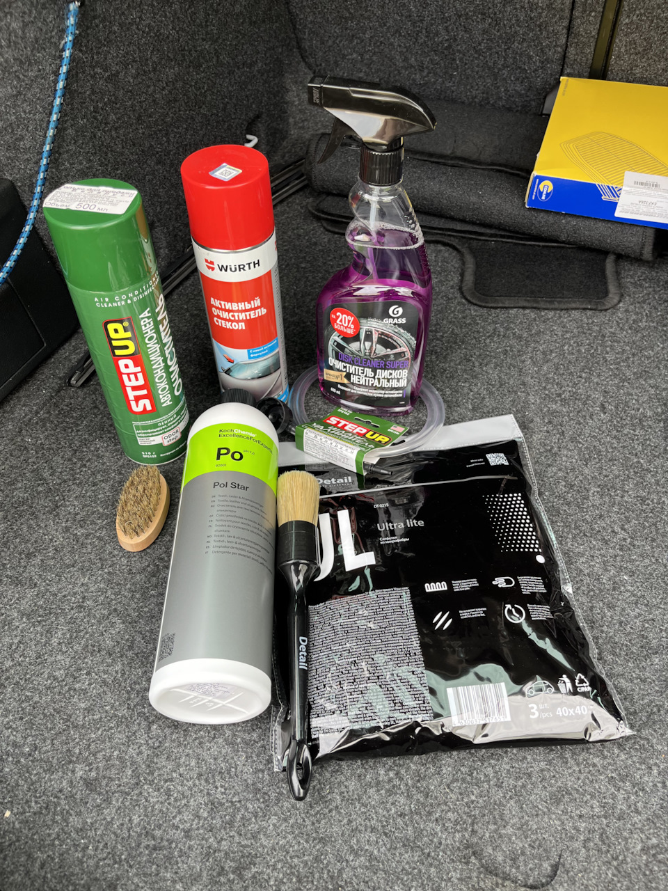 Чистка кондиционера, замена салонного фильтра и немного новой химии ...
