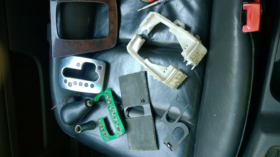 Разбор рычага селектора. Не работает ручное переключение передач ...