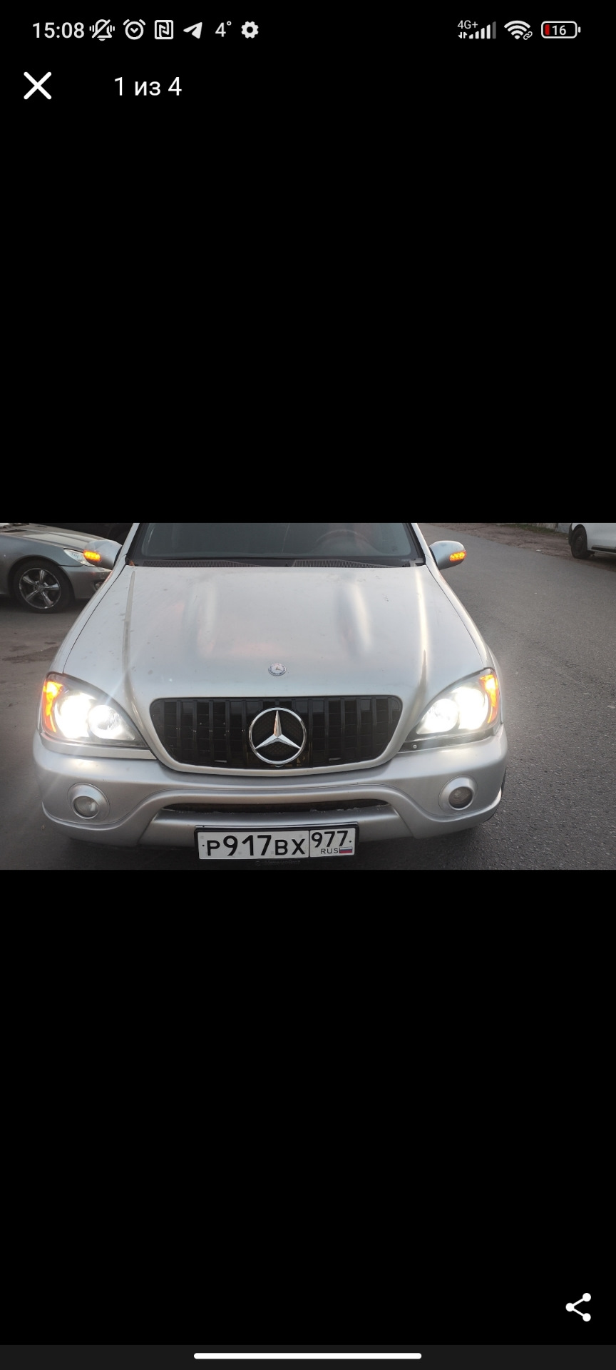 Капот sale — Mercedes-Benz M-Class (W163), 5,4 л, 2003 года | запчасти ...