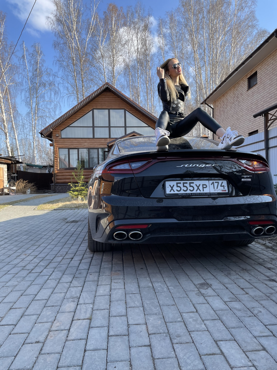 Любимая жена, любимый дом, любимая машина. Часть 2:) — KIA Stinger, 3,3 л,  2019 года | фотография | DRIVE2