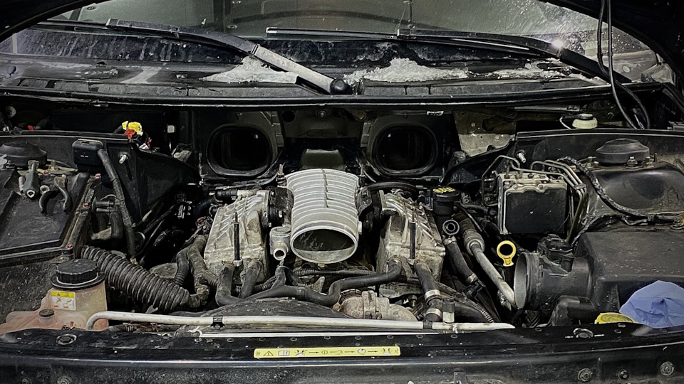 Чистка дросселя и выхлоп. — Land Rover Range Rover (3G), 4,2 л, 2006 ...