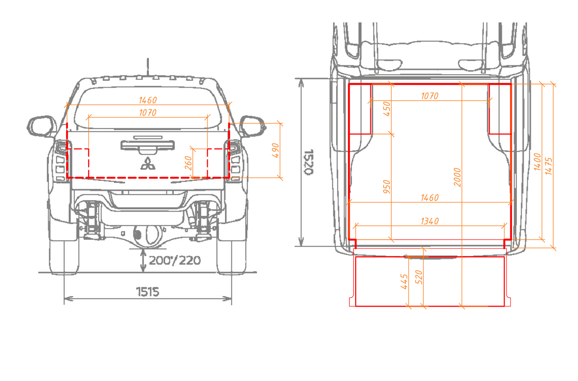 L ширина. Mitsubishi l200 габариты. L200 Mitsubishi габариты кузова. Габариты Митсубиси л200 2008. Митсубиси l200 габариты кузова.