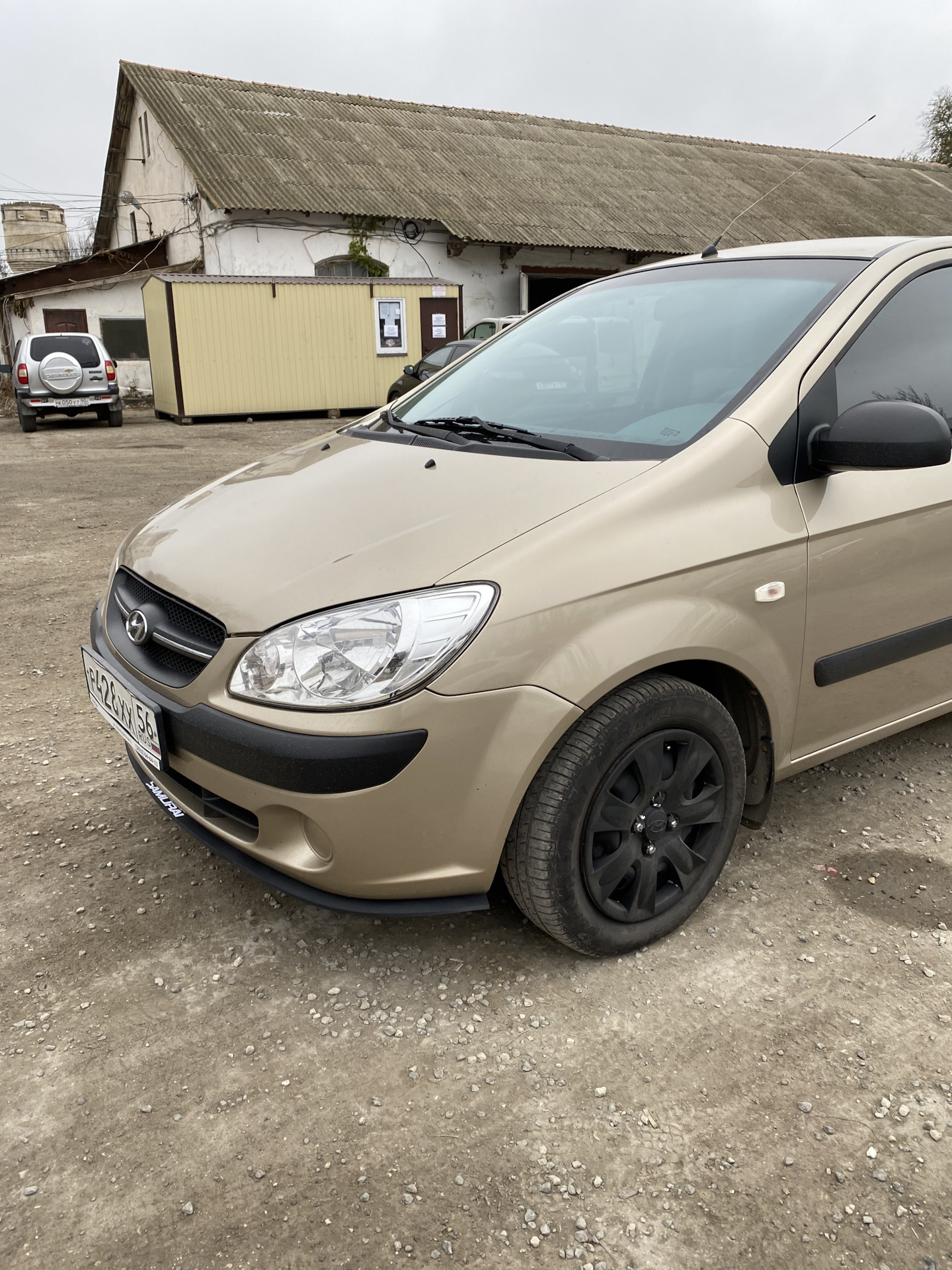 Губа Samurai — Hyundai Getz, 1,4 л, 2008 года | стайлинг | DRIVE2