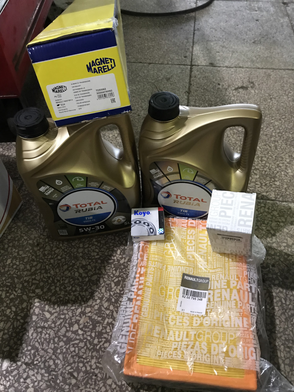Переход на Total Rubia 9900 пао+эстеры — Renault Master (3G), 2,3 л ...