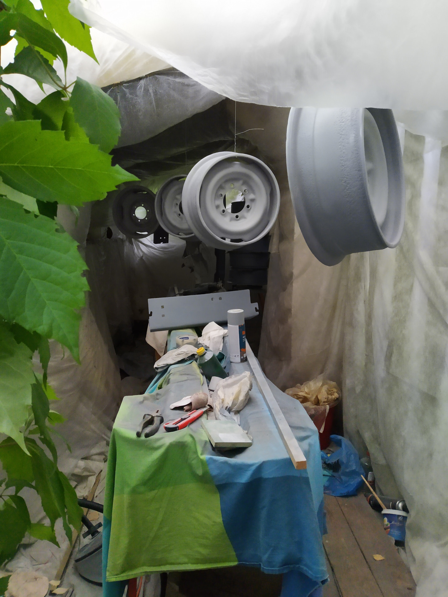 Реставрация колесных дисков ТЛК 60 — Toyota Land Cruiser 60, 4 л, 1986 ...