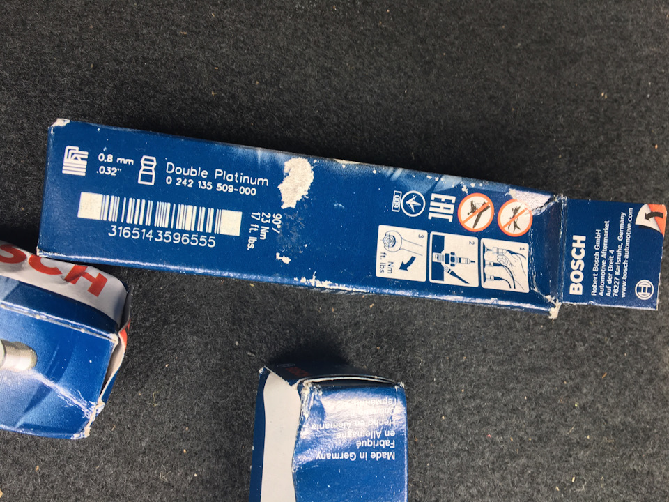 0242135509000 СВЕЧА ЗАЖИГАНИЯ BOSCH | Запчасти на DRIVE2