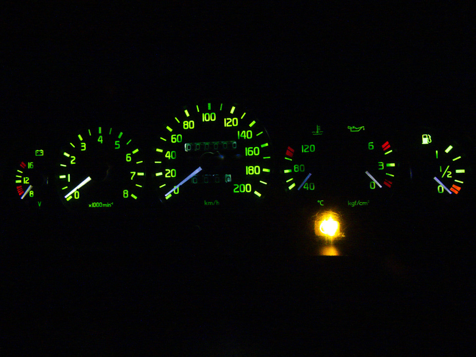 LED-подсветка приборки и кнопок — ГАЗ 3110, 2,3 л., 2003 года | своими ...