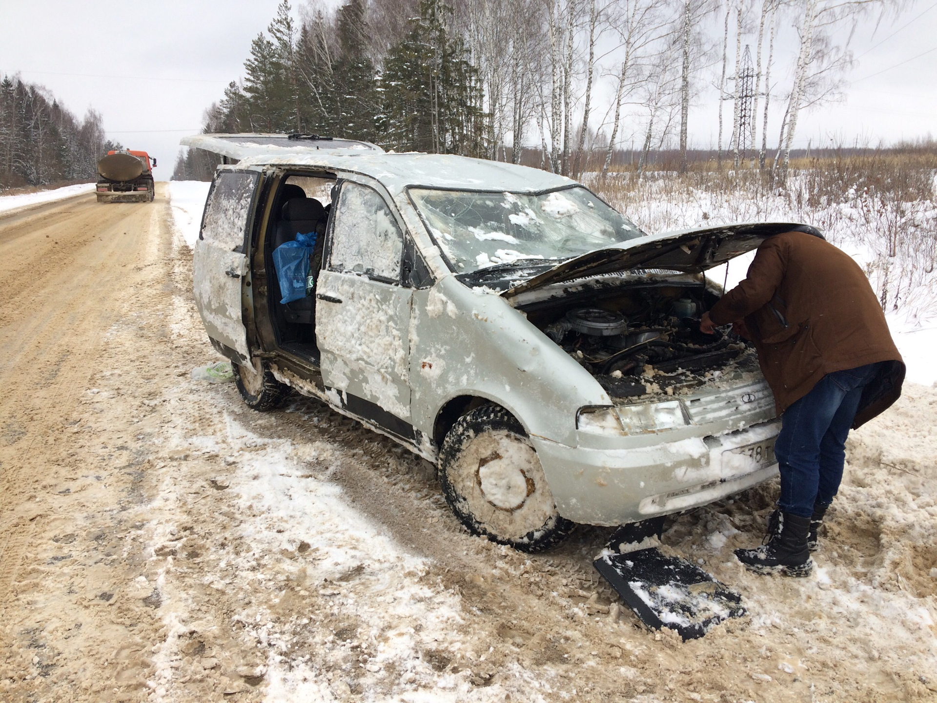 Смерть — это только начало… — Lada 2120 Надежда, 1,8 л, 2004 года | ДТП |  DRIVE2