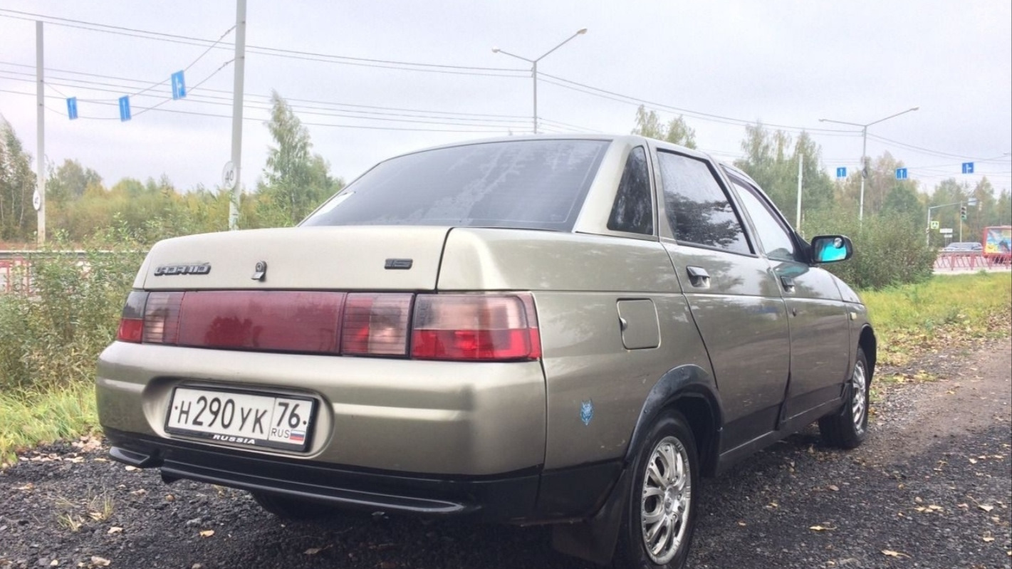 Lada 21100 1.6 бензиновый 1998 | Серо-зеленая десятка на DRIVE2