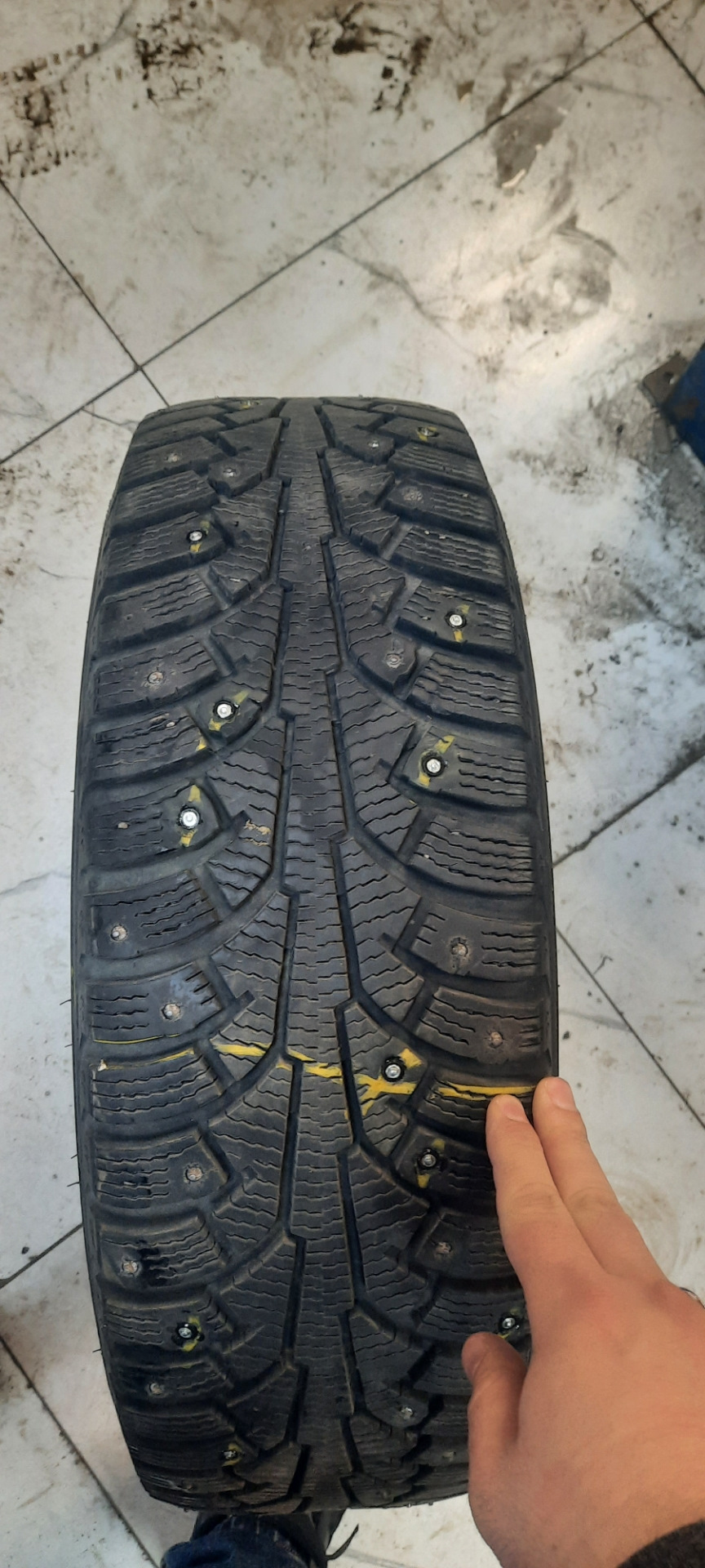 Дошиповка колес — Hyundai Elantra (4G), 1,6 л, 2008 года | шины | DRIVE2