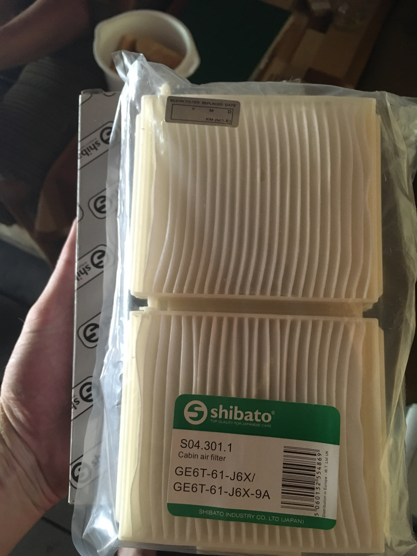 фильтр салона мазда фамилия