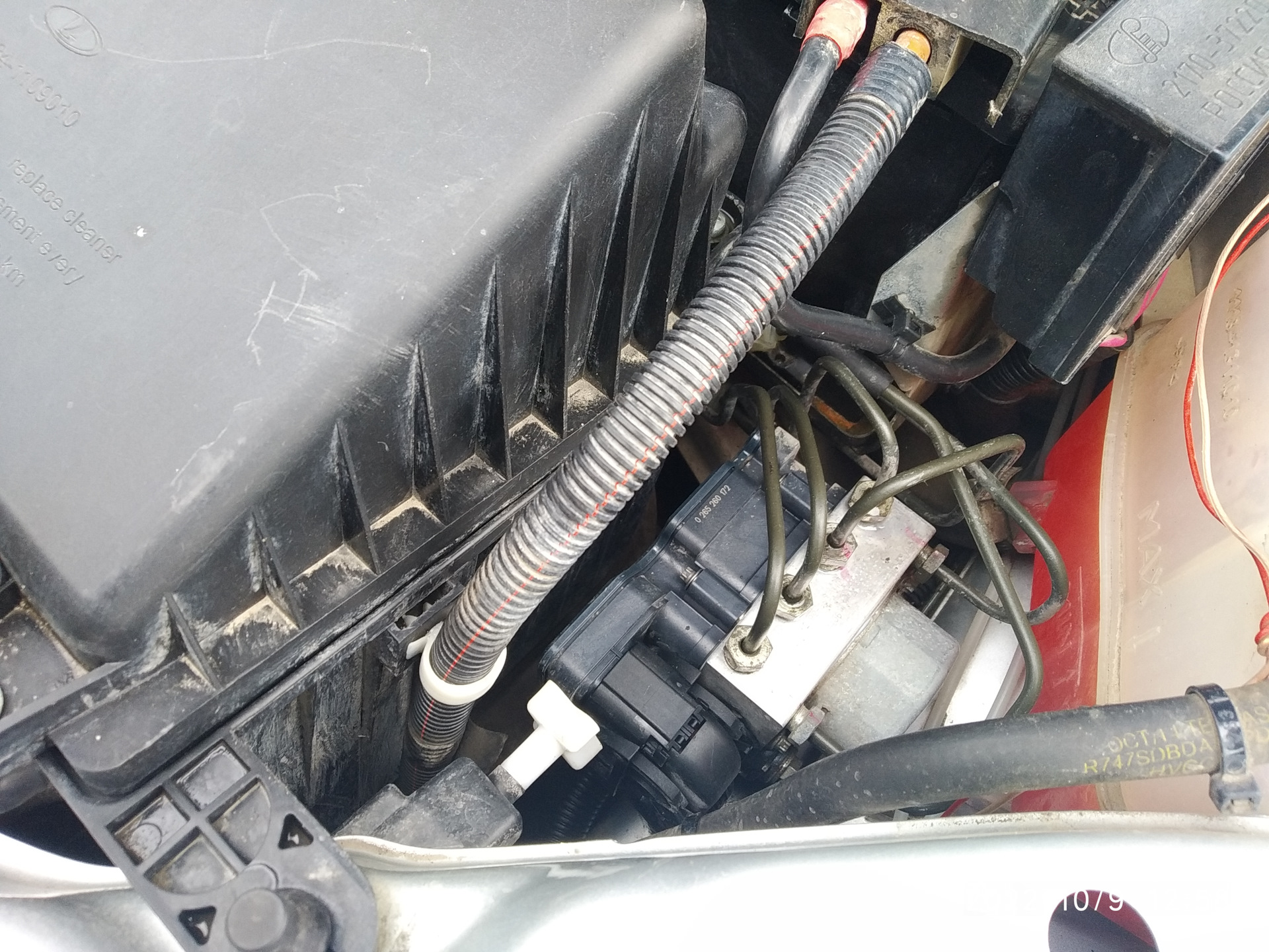 Мойка двигателя. ч.1 перевод на осень-зима. — Lada Гранта Лифтбек (1G ...