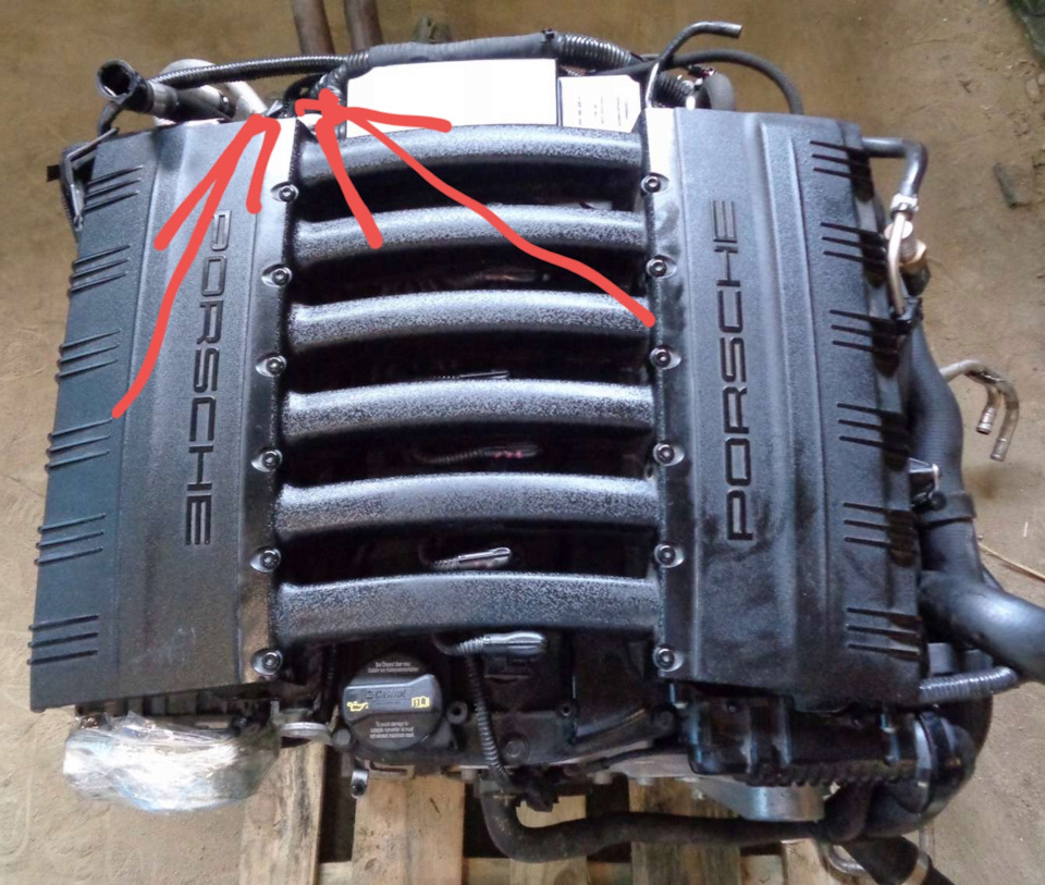 Коллектор и резинки форсунок — Porsche Cayenne (1G) 955/957, 3,6 л ...