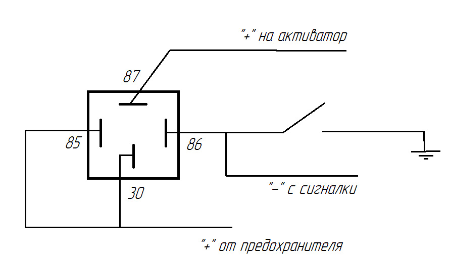 Омыватель фар скиф схема