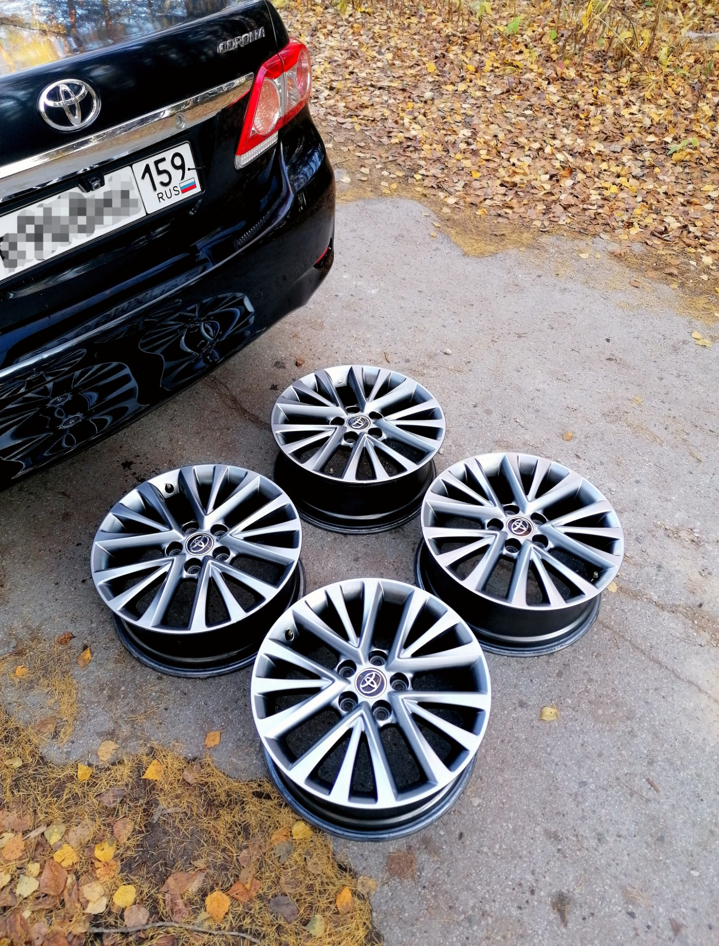 Диски camry 55 оригинал 💿 — Toyota Corolla (140/150), 1,6 л, 2012 года ...