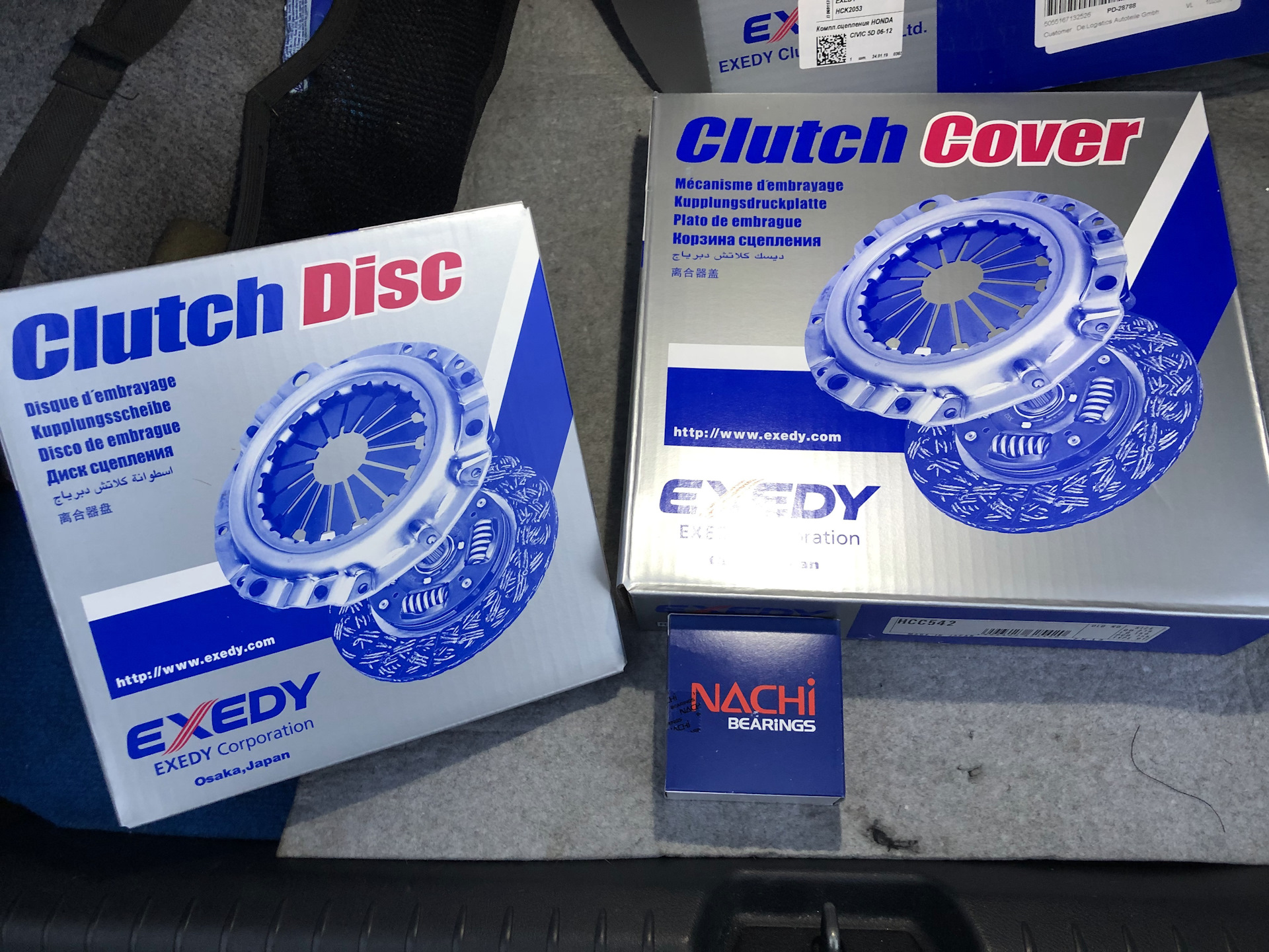 Сцепление фирмы. Сцепление EXEDY Civic 4d. EXEDY hck2053. Clutch Cover and Disc. Clutch Disk din5480.