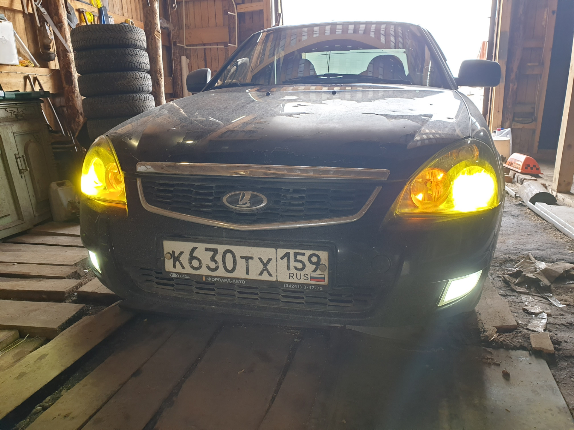 Новые лампы — Lada Приора седан, 1,6 л, 2017 года | стайлинг | DRIVE2
