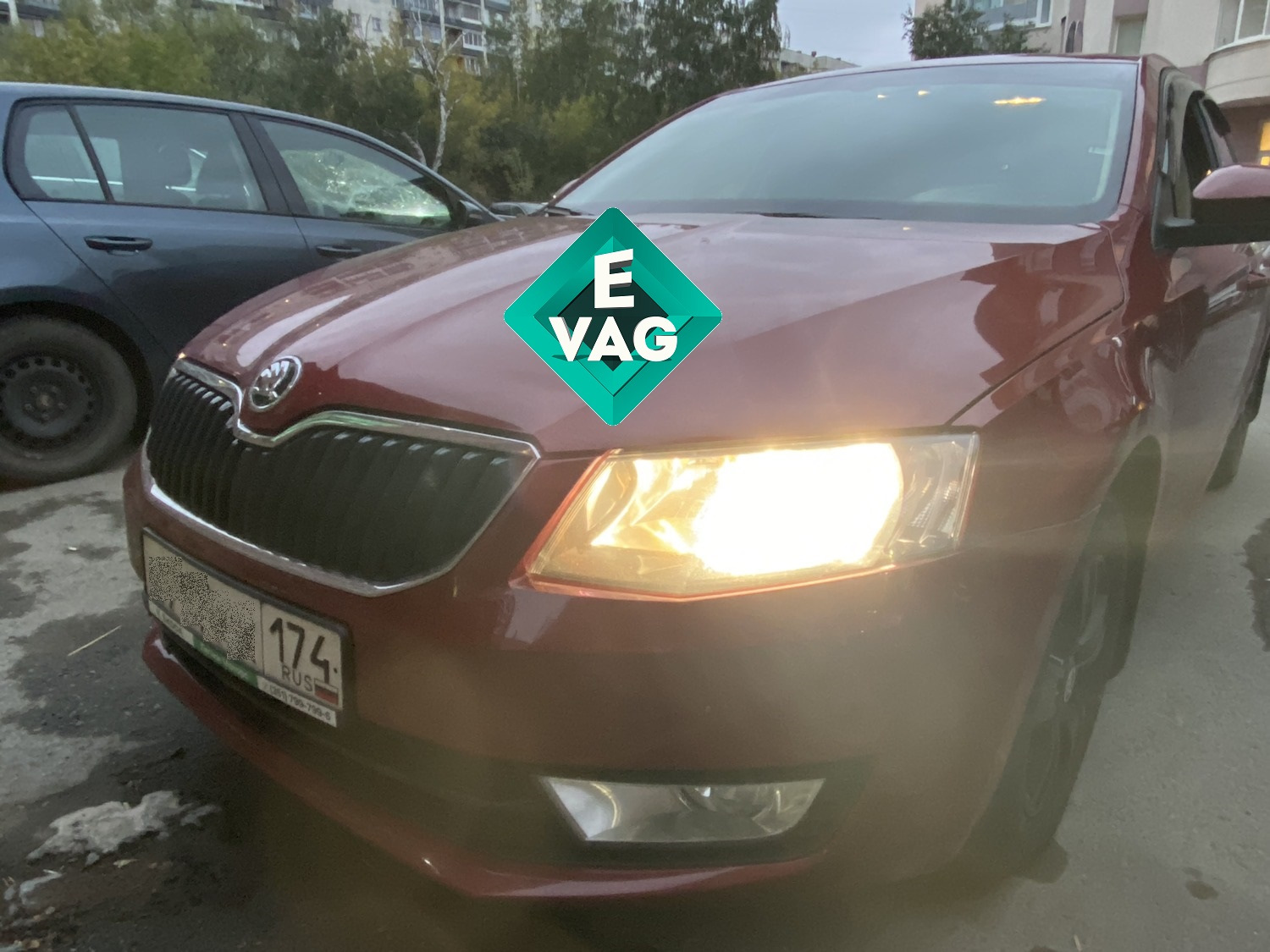 Исправляем за конкурентами Skoda Octavia A7 AT CWVA 