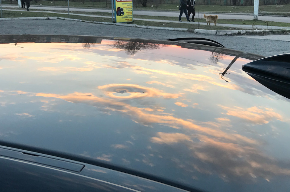 Была вмятина на крыше — исправили вмятину — BMW 3 series (E90), 2,5 л ...