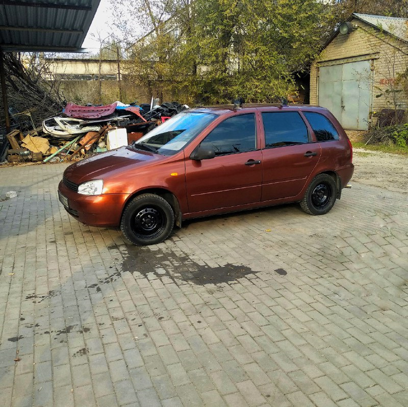 [Черные штампы] — Lada Калина Универсал (1G), 1,4 л, 2009 года ...