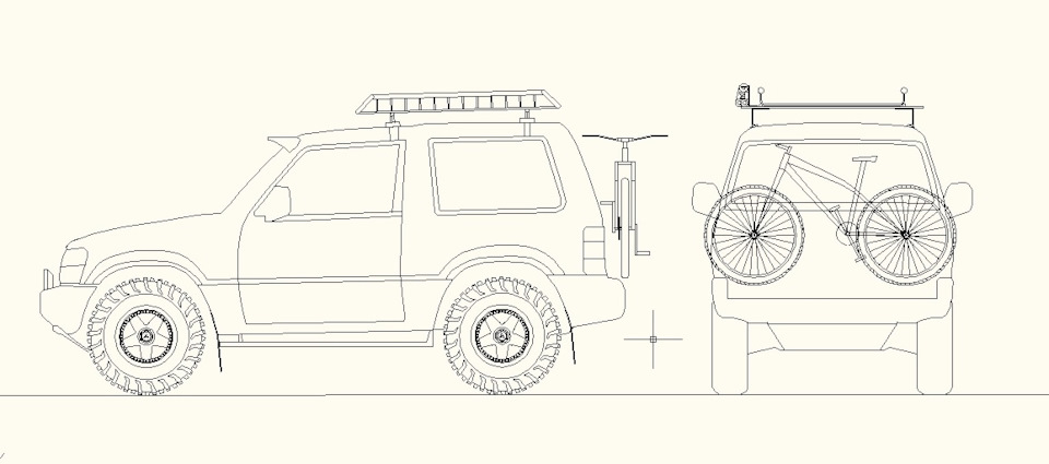 Mitsubishi pajero 2 размеры